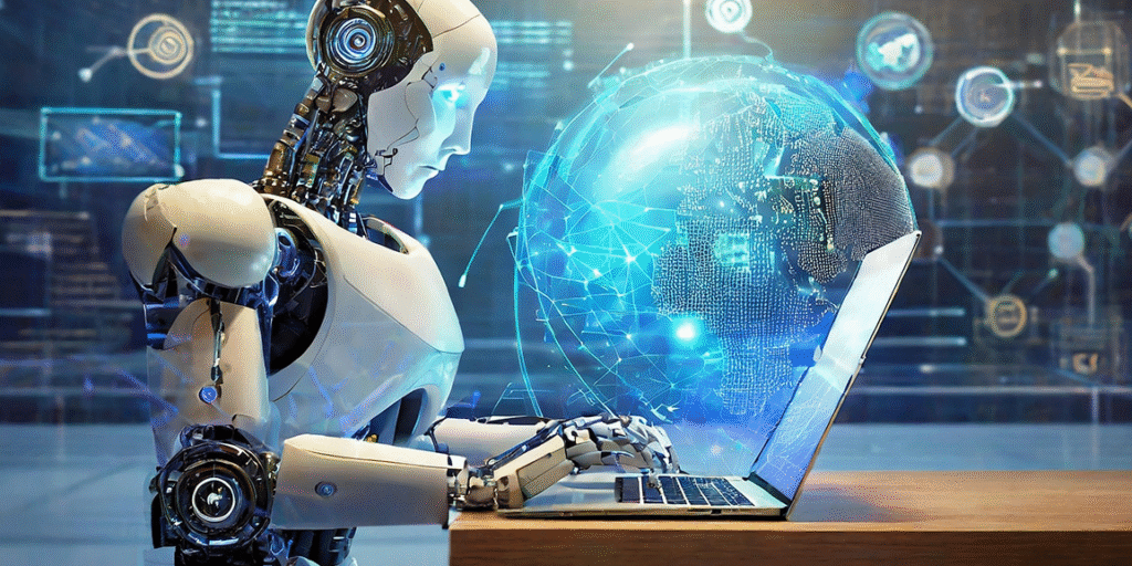 Modern digital tools being used by everyday users in 2025