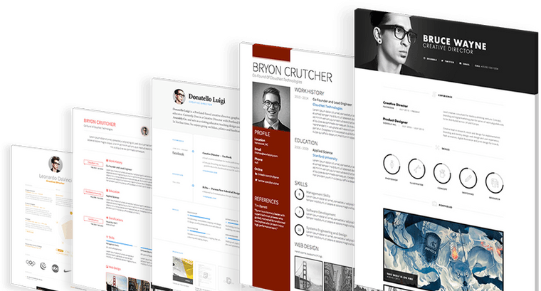 Resume template preview