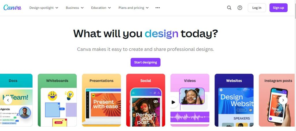 Creative CV template for designers