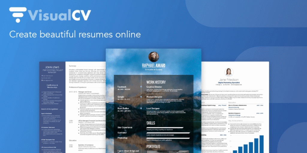 Creative CV template for designers